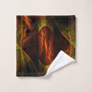 Mystique Jungle Abstract Art Wash Cloth