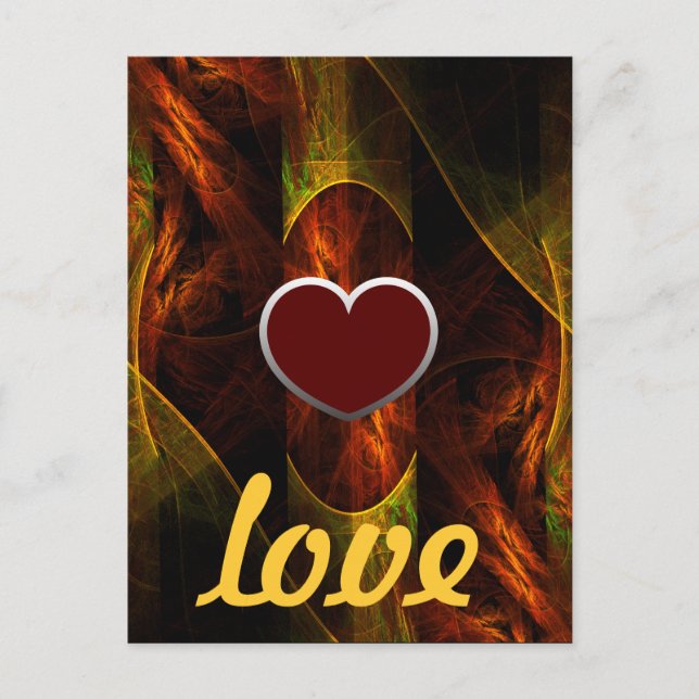 Mystique Jungle Love Postcard (Front)