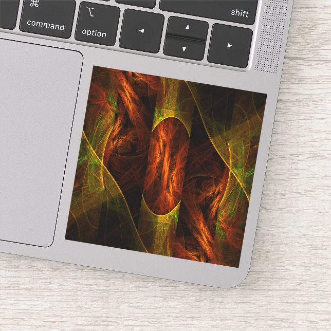 Mystique Jungle Modern Abstract Fractal Art (Detail)