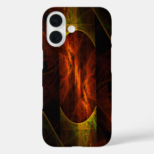 Mystique Jungle Modern Abstract Fractal Art iPhone 16 Case