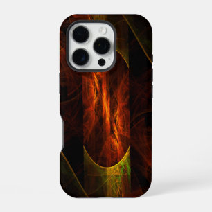 Mystique Jungle Modern Abstract Fractal Art iPhone 16 Pro Case