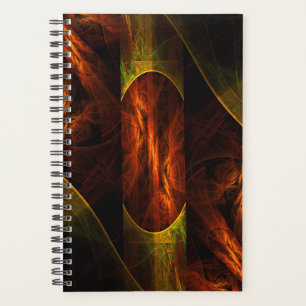 Mystique Jungle Modern Abstract Fractal Art Planner