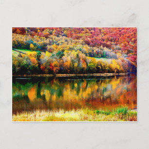 myszkowieckie lake postcard