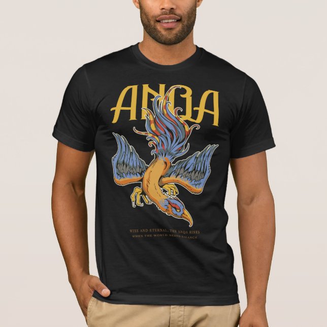 Mythic Anqa - Eternal Flame Phoenix Tee (Front)