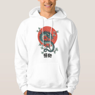 Mythic Beast Rises Under Red Sun Hoodie