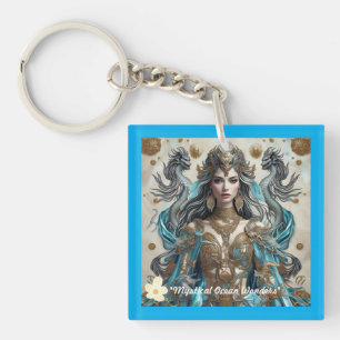 "Mythic Black Depths" Key Ring