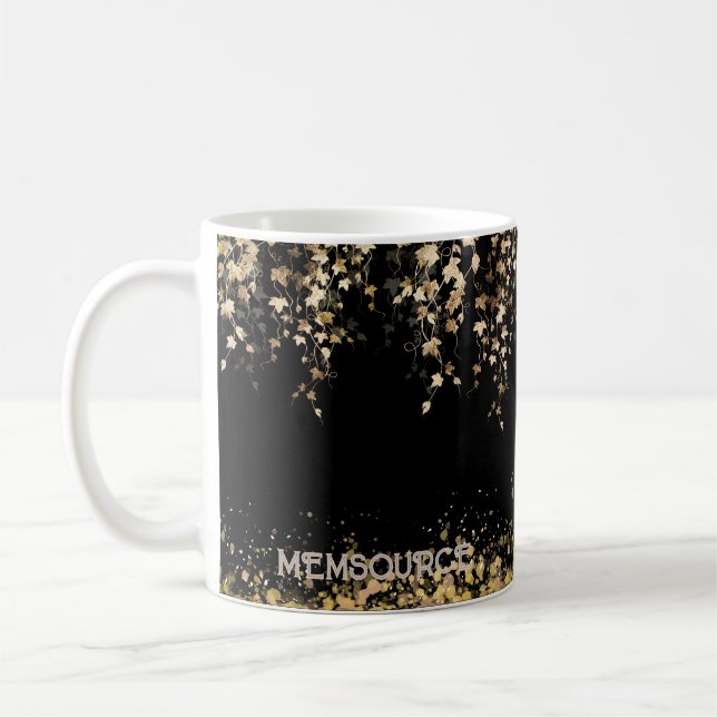 Mythic Golden Grape Garden Personal Name Tea Coffee Mug (Left)