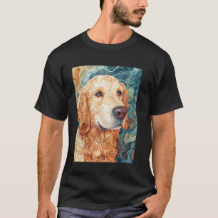 Mythic Golden Radiance u2013 Whimsical Golden Retr T-Shirt