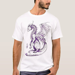 Mythical Beasts & Dragon Outlines T-Shirt