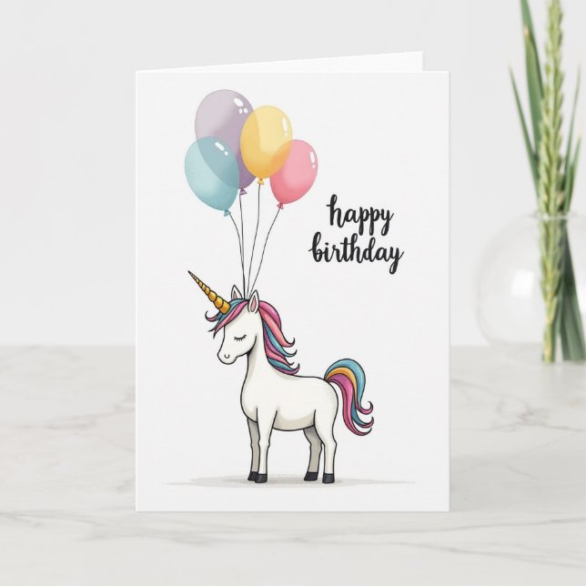 Mythical Birthday Card (Front)