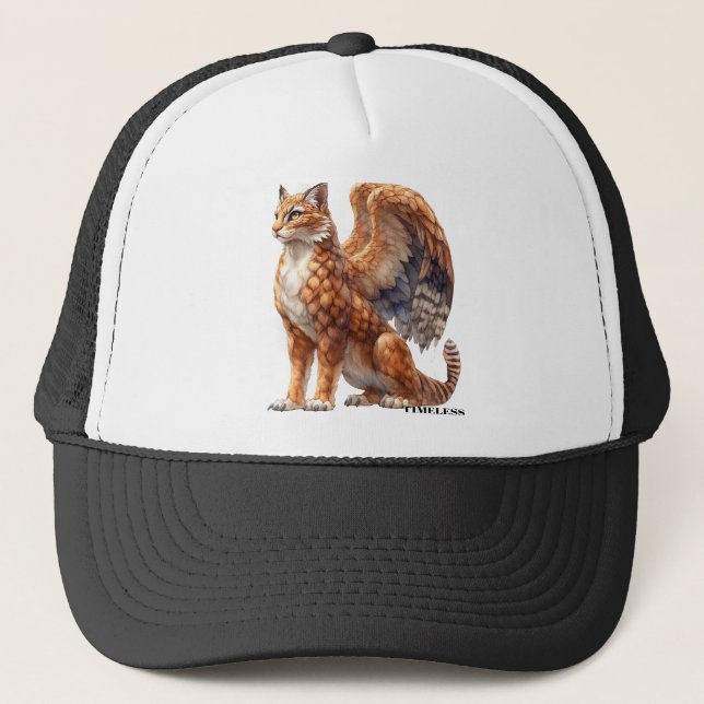 Mythical creature Griffin T1MELESS Trucker Hat (Front)