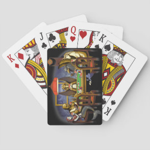 Mythical Creatures Playing Poker Playing Cards