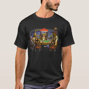 Mythical Creatures Playing Poker T-Shirt