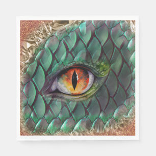 Mythical Dragon Eye Fantasy Napkin