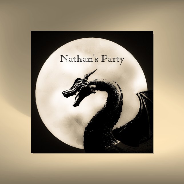 Mythical Dragon Party Invitation (Creator Uploaded)