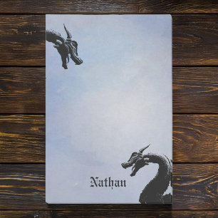Mythical Dragon Personalised Post-it Notes