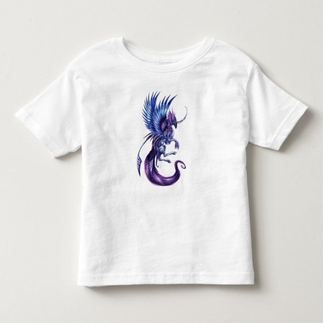 Mythical Dragon T-Shirt: Unleash Your Inner Fire w Toddler T-Shirt (Front)
