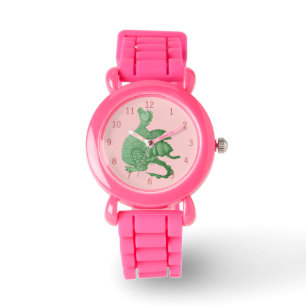 mythical fantasy creature cute green dragon watch