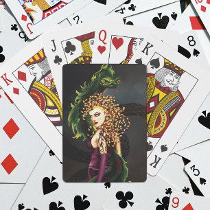 Mythical Medusa Greek Mythology Snake Gorgon Playing Cards