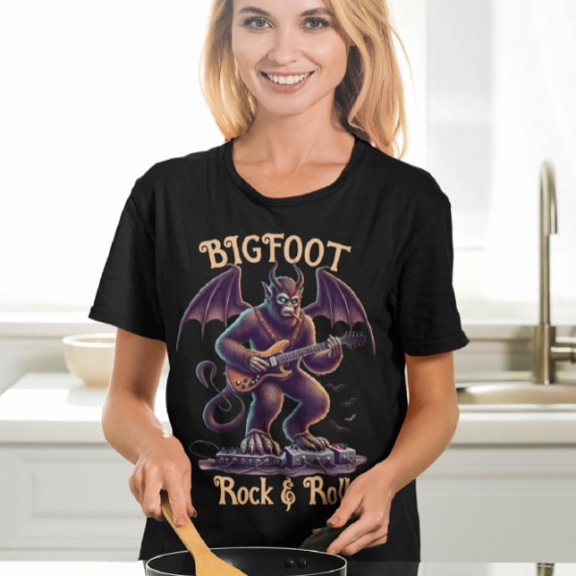 Mythical Rockstar: Bigfoots Guitar Solo T-Shirt (Creator Uploaded)