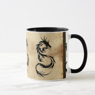 Mythical Tribal Dragon, Year of the Dragon Design Mug