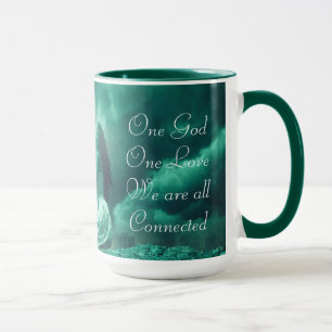 Mythical Woman Sending out Prayers to the Universe Mug