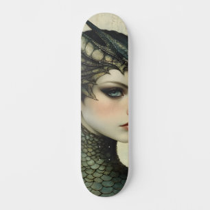 Mythological Dragon Nymph Girly Skate Deck