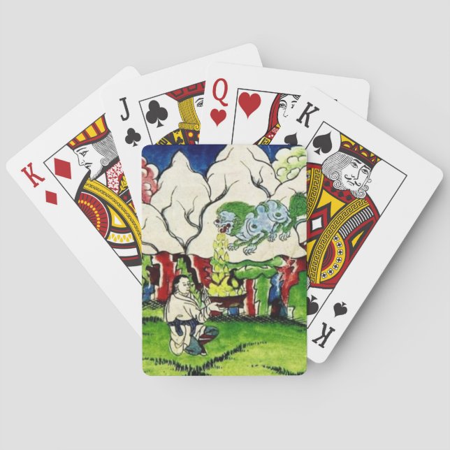 Mythological Dragon Playing Cards (Back)