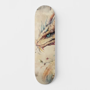 Mythological Fantasy Dragon Girly Skate Deck