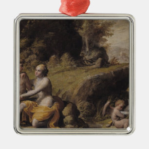 Mythological Scene Metal Ornament