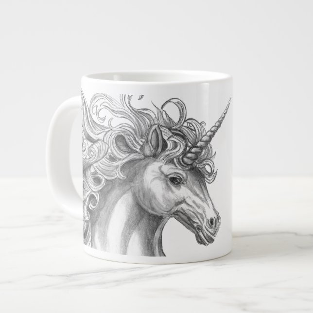 Mythological Unicorn Mug (Front Left)