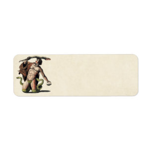 Mythology Educational Plate Return Address Label