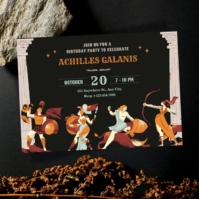 Mythology Heroes Invitation (Creator Uploaded)