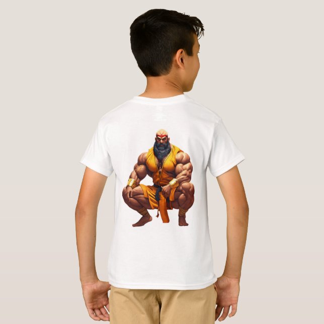 Mythology-Inspired Graphic T-Shirt  Ancient Legend (Back Full)