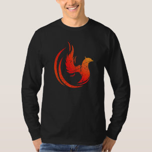 Mythology Mythical Creature Phoenix Firebird Flame T-Shirt