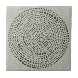 Mythos - Circle Ceramic Tile
