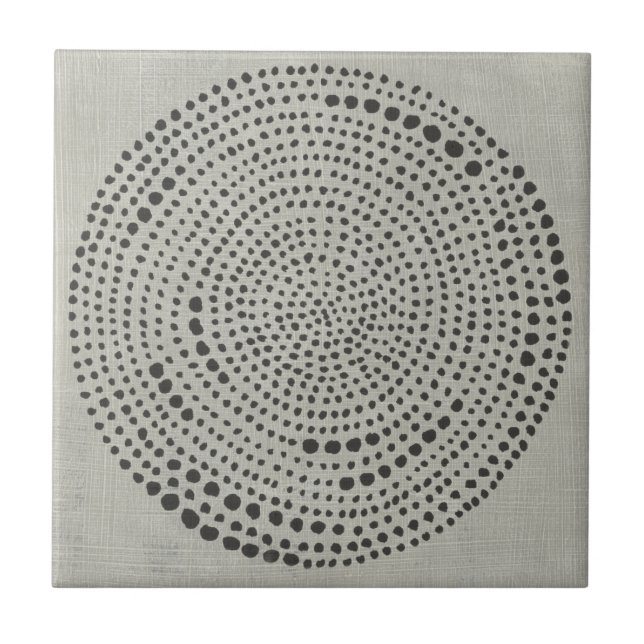 Mythos - Circle Ceramic Tile (Front)