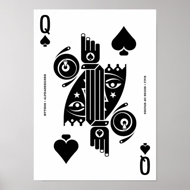 Mythos Kali Queen of Spades Poster (Front)
