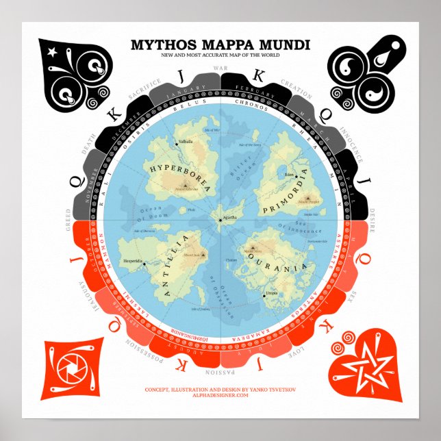 Mythos Mappa Mundi Poster (Front)