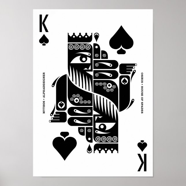 Mythos Osiris King of Spades Poster (Front)