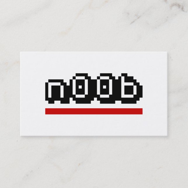 n00b business card (Front)