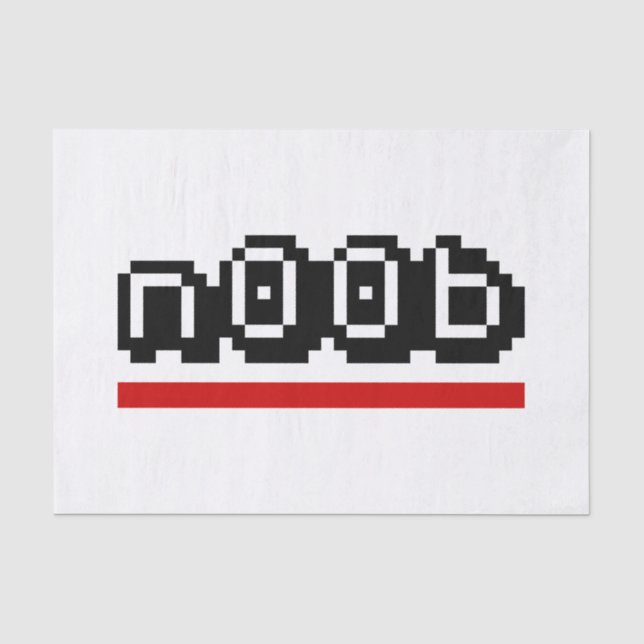n00b tissue paper (Front)