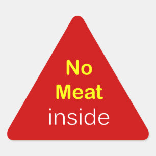 n57 - Food Label ~ NO MEAT INSIDE.