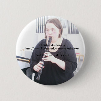 n901580081_3487467_7271, Flutistproductions @ h... 6 Cm Round Badge