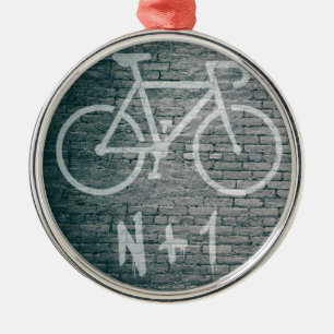 N+1 Bike Graffiti Metal Tree Decoration