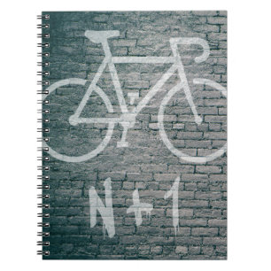 N+1 Bike Graffiti Notebook