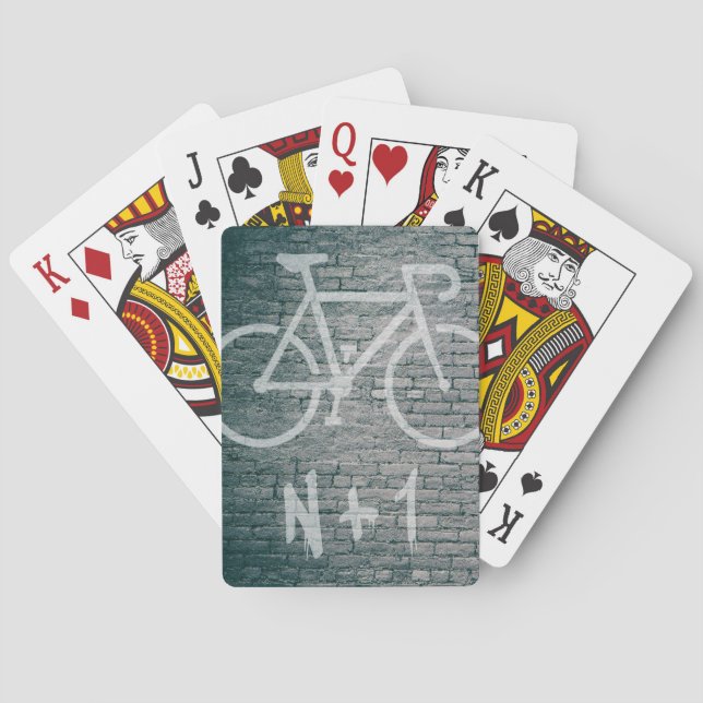N+1 Bike Graffiti Playing Cards (Back)