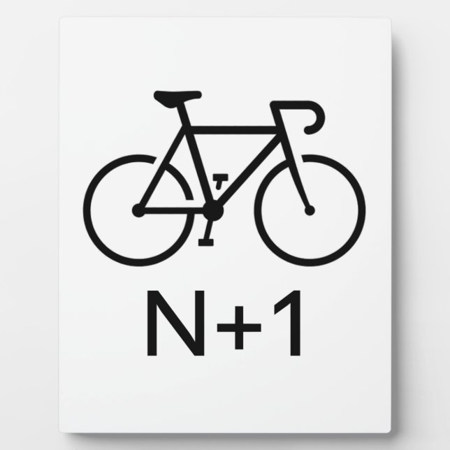 N+1 Bike Plaque (Front)