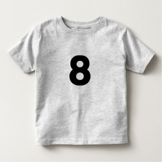 N 8, Number eight 8 Toddler T-shirt