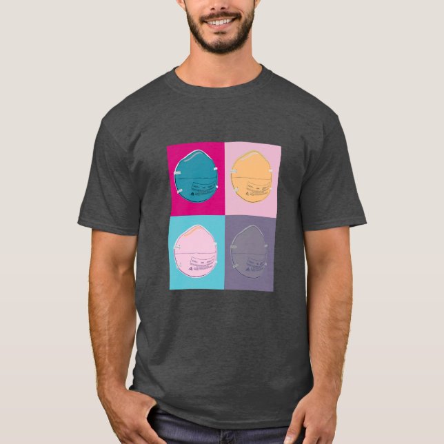 N-95 Masks Pop Art Style T-Shirt (Front)